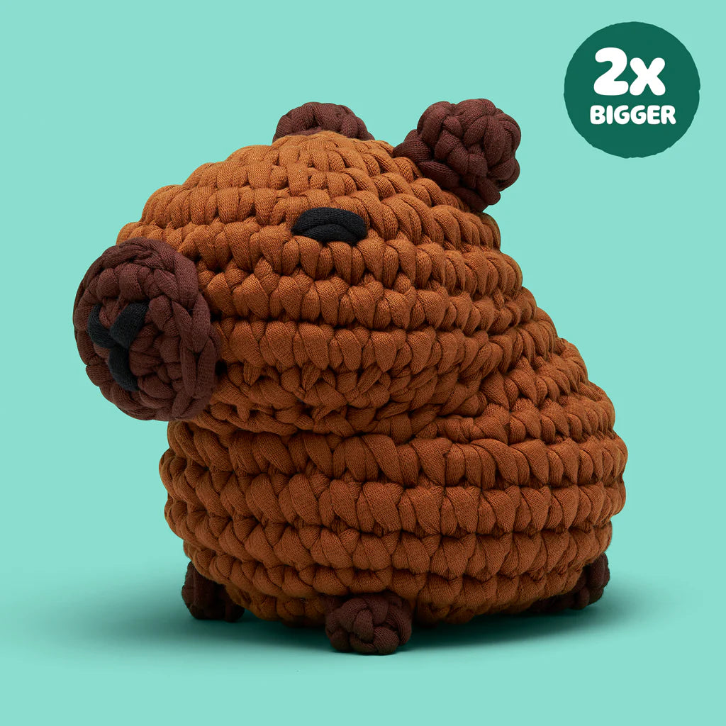 The Woobles Crochet Kit | Hugh the Capybara