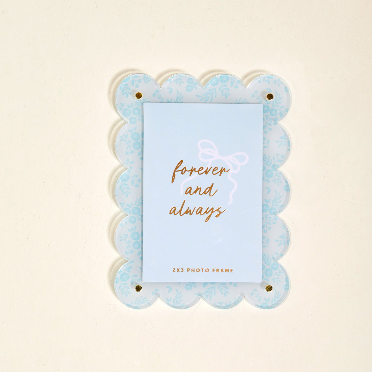 Mini Acrylic Picture Frame Magnet | Something Blue