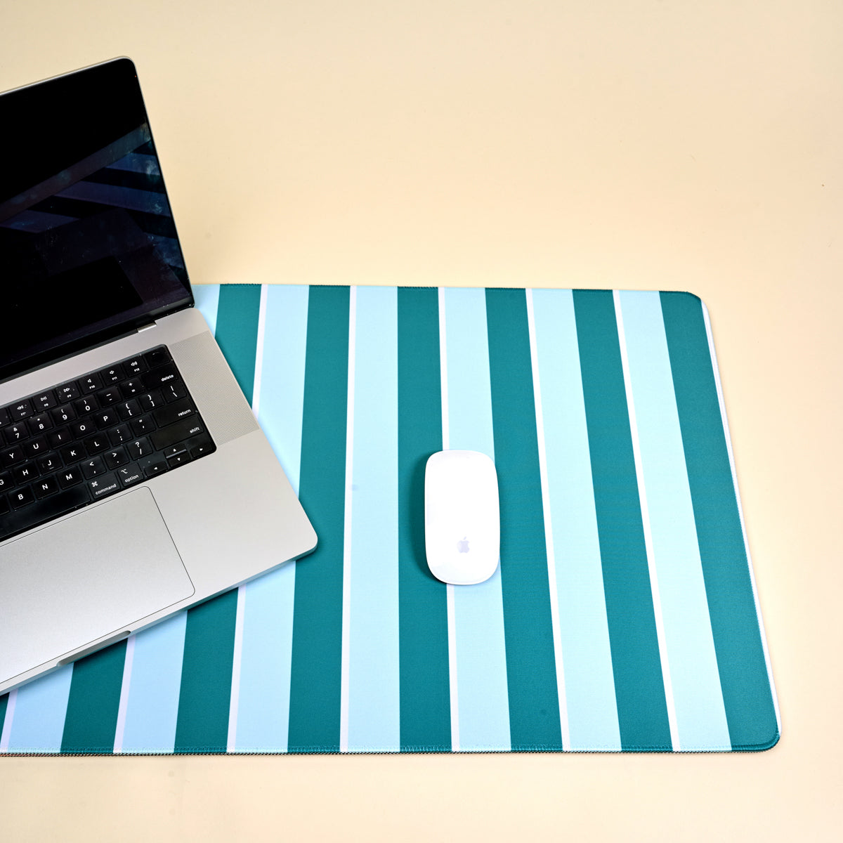 Desk Mat | Sicily Stripes Teal