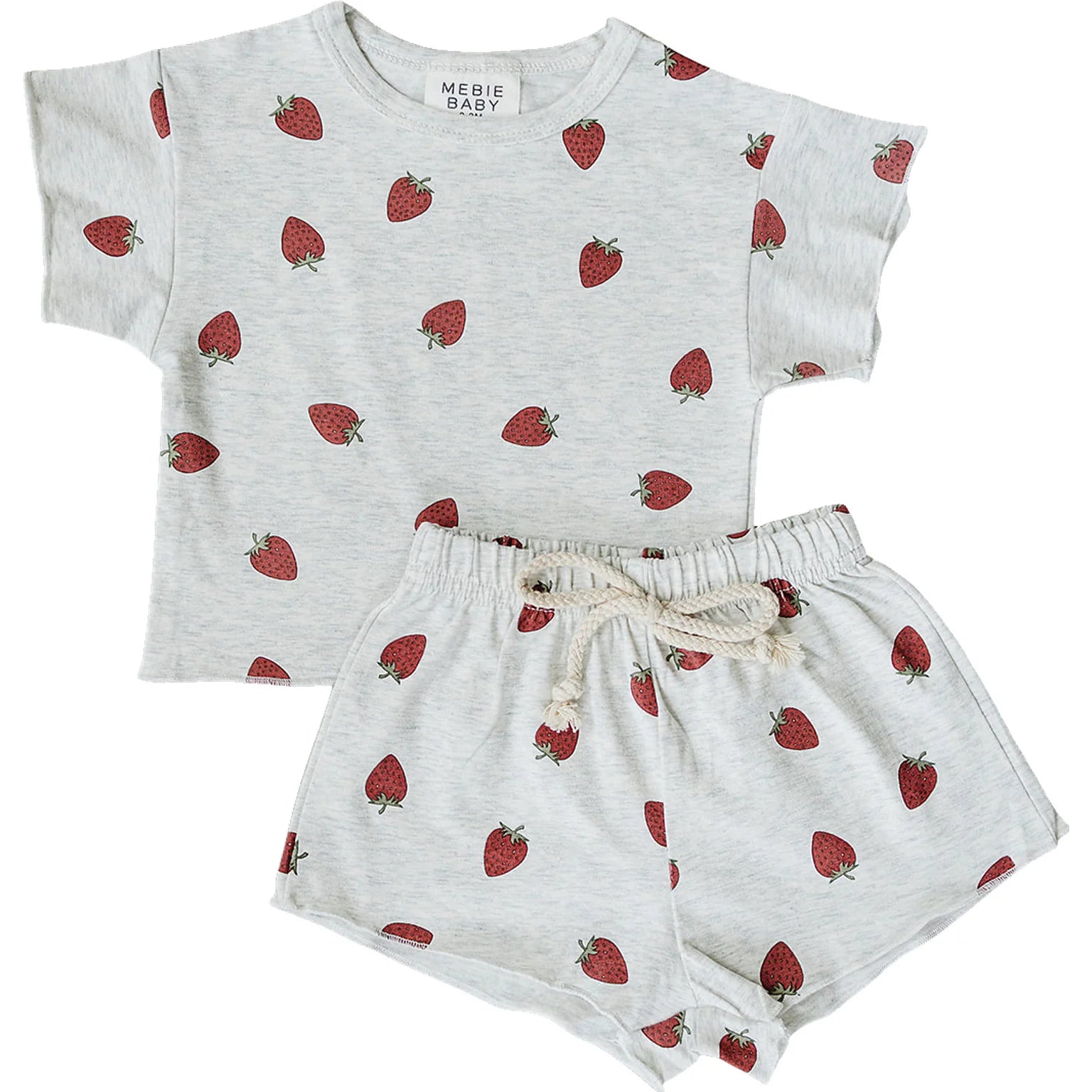 Mebie Baby Short Set | Strawberry