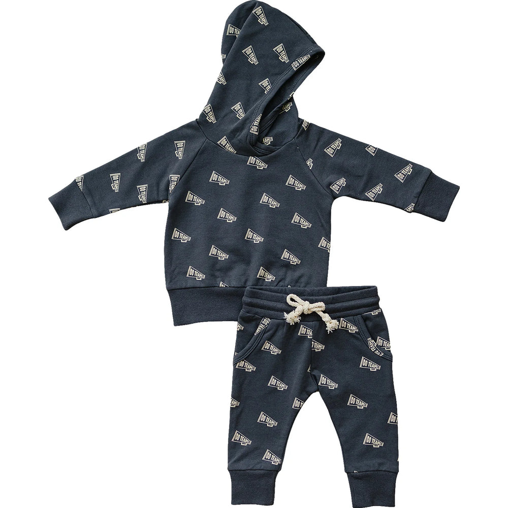 
                      
                        Mebie Baby Hooded French Terry Set | Go Team
                      
                    