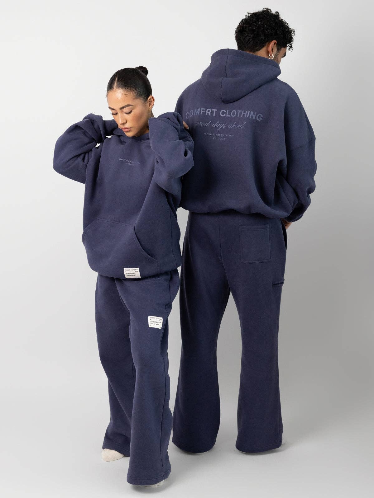 Comfrt Affirmation Hoodie Mega | Midnight Blue