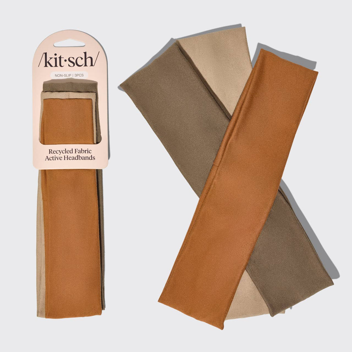 Recycled Fabric Active Headbands 3pc Set | Sedona