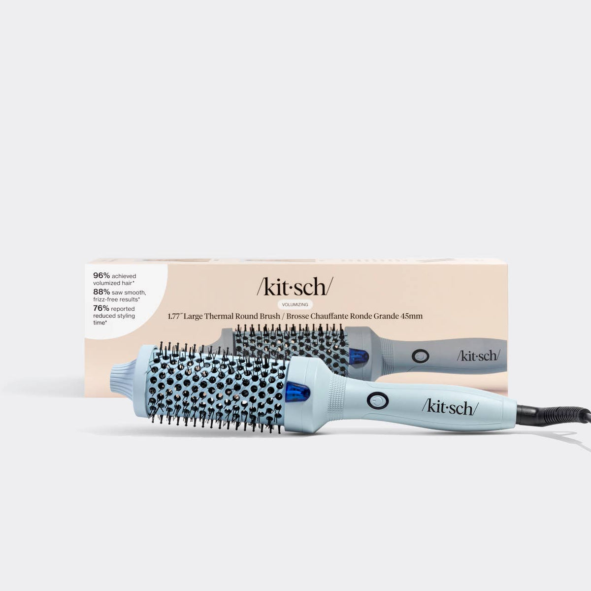 Large Thermal Round Brush | Haze Blue