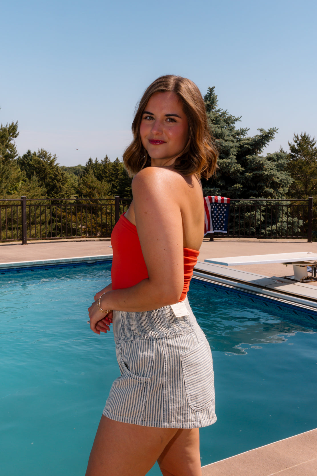 We The Free Luna Railroad Pull-On Shorts | Horizon Stripe