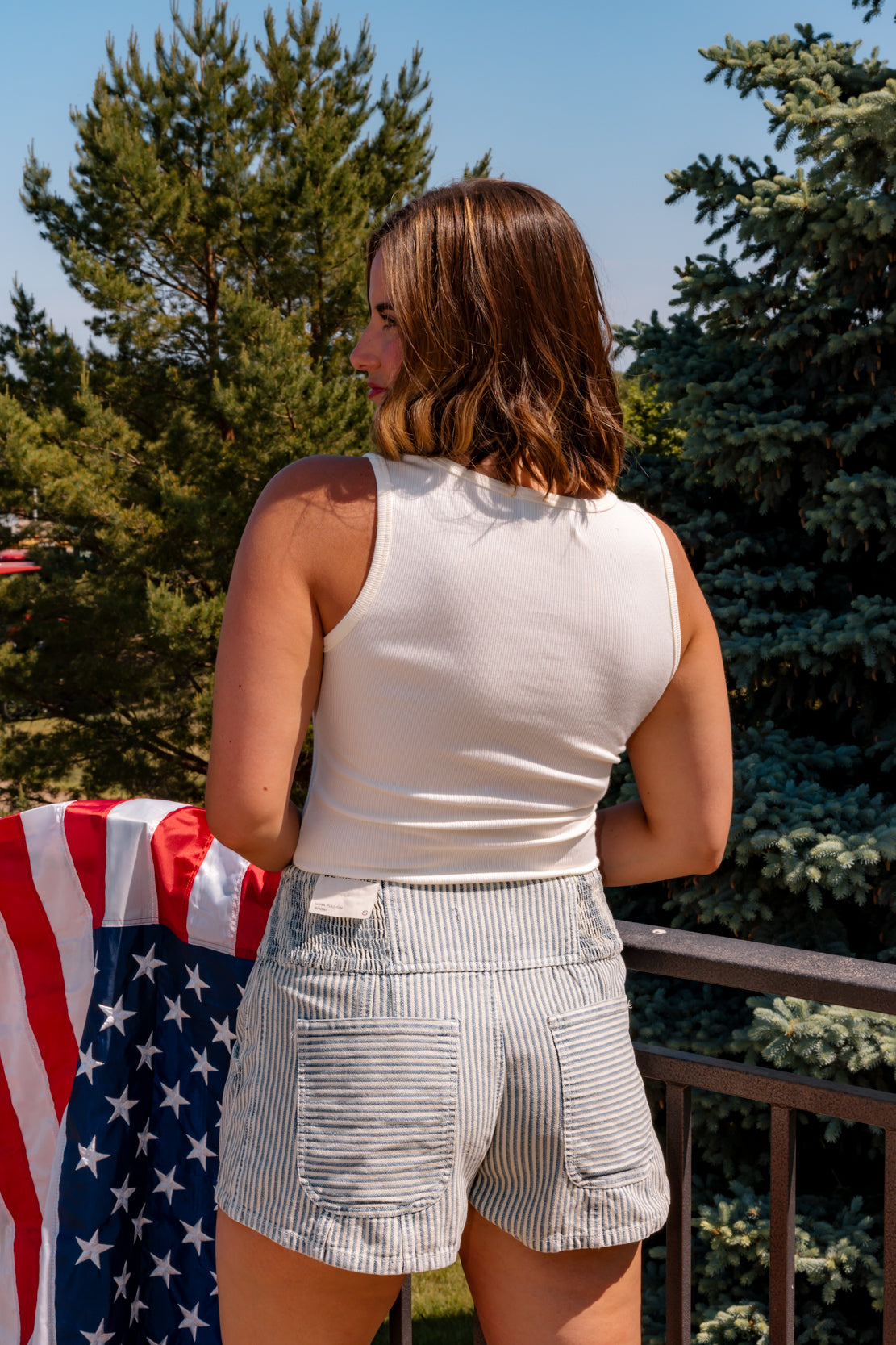 Piper Ribbed Tank Top | Cream