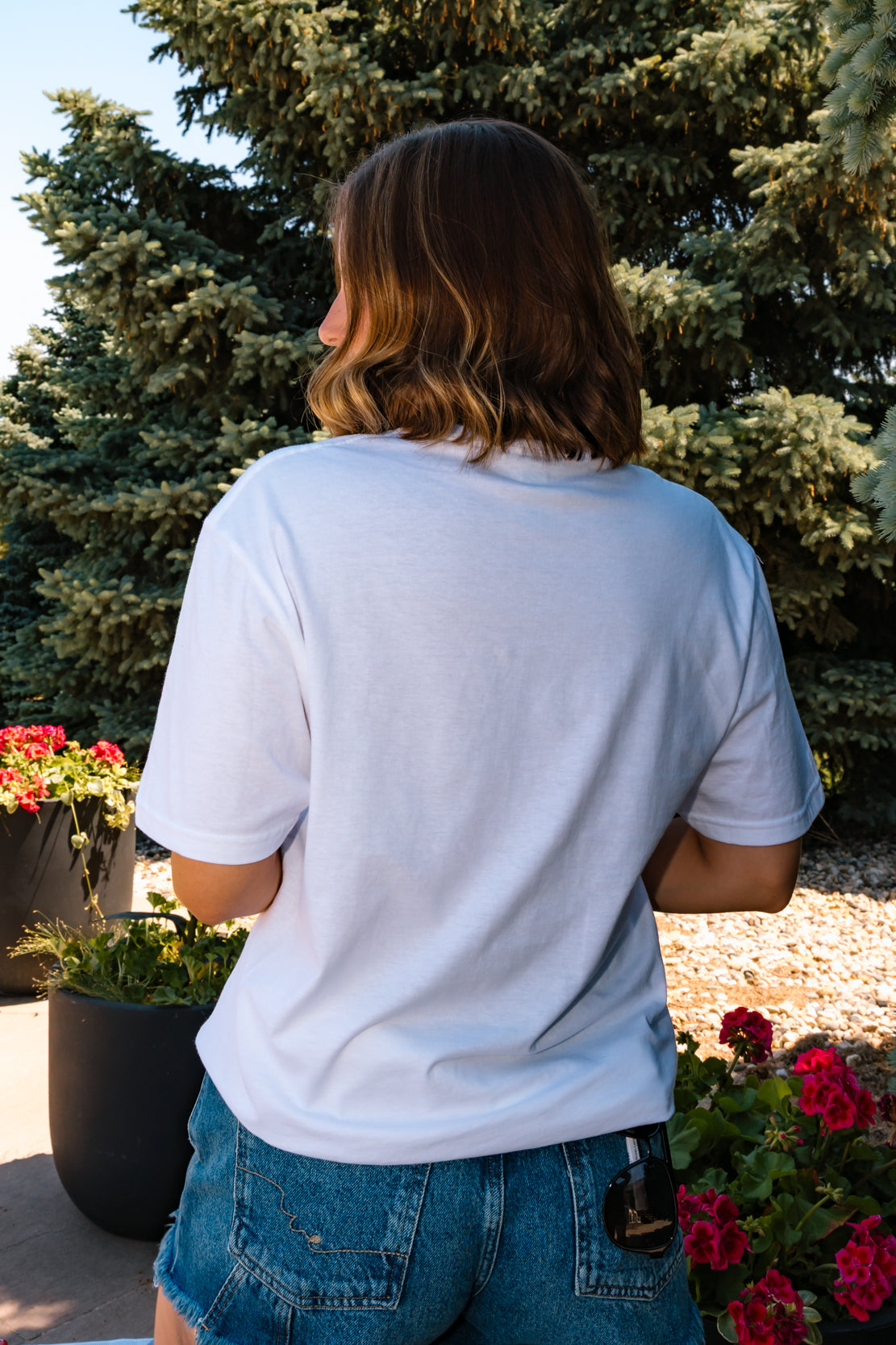 Land Of The Free Tee | White