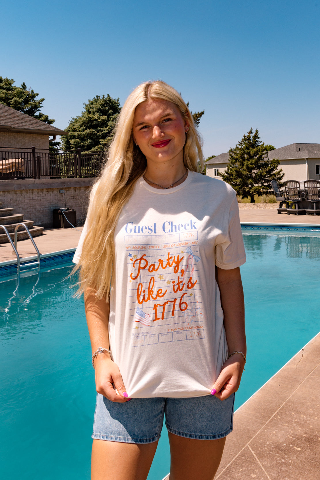 Party Like It's 1776 Tee | Natural