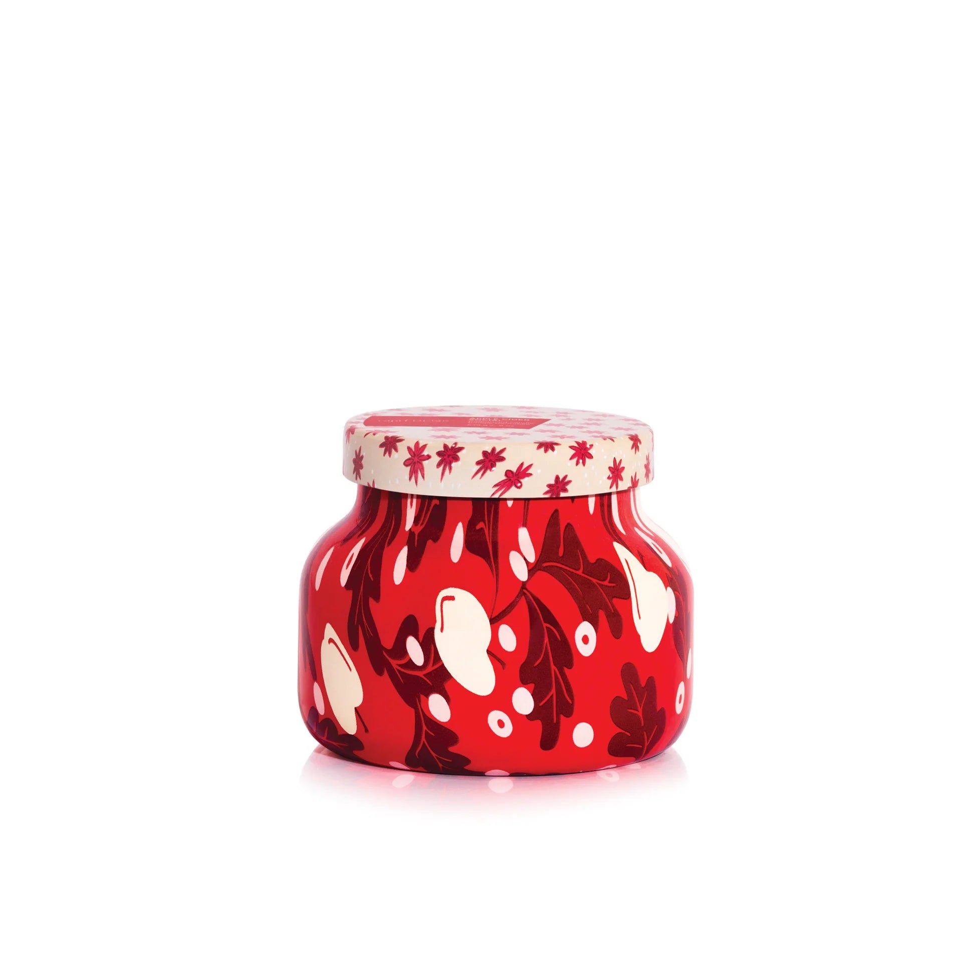 Capri Blue Holiday Pattern Play Petite Jar 8oz. | Apple Cider Social