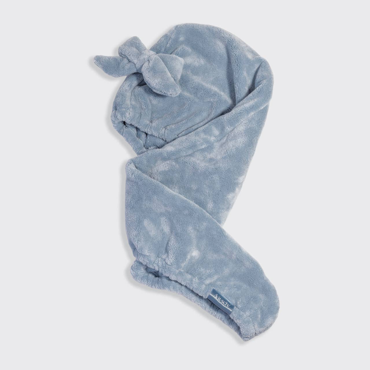 Plush Microfiber Hair Towel | Coastal Blue