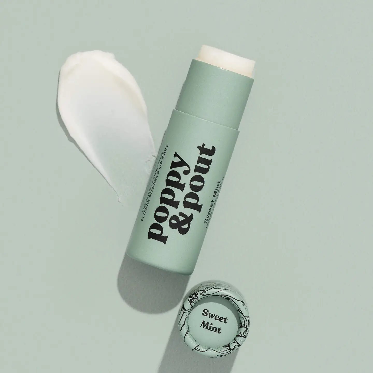 Poppy & Pout Lip Balm | Sweet Mint