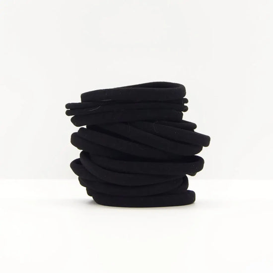 Eco-Friendly Nylon Elastics 20pc Set | Black