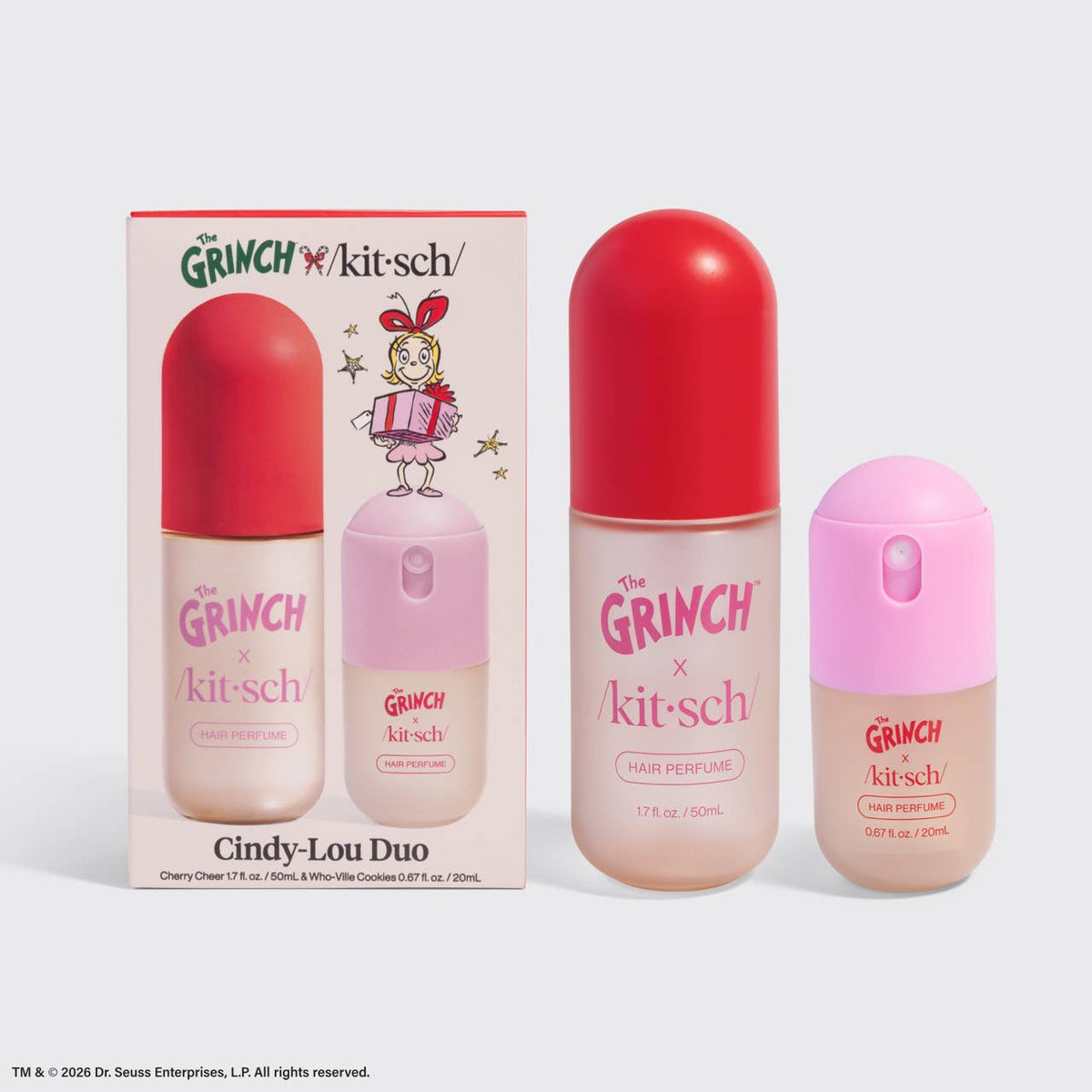 The Grinch x Kitsch Cindy-Lou Duo Set