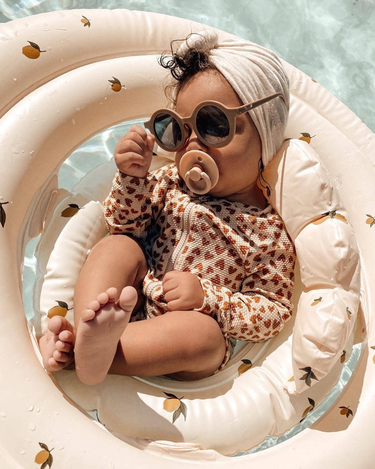 Itzy Soother™ Natural Rubber Paci Sets | Coconut + Toast