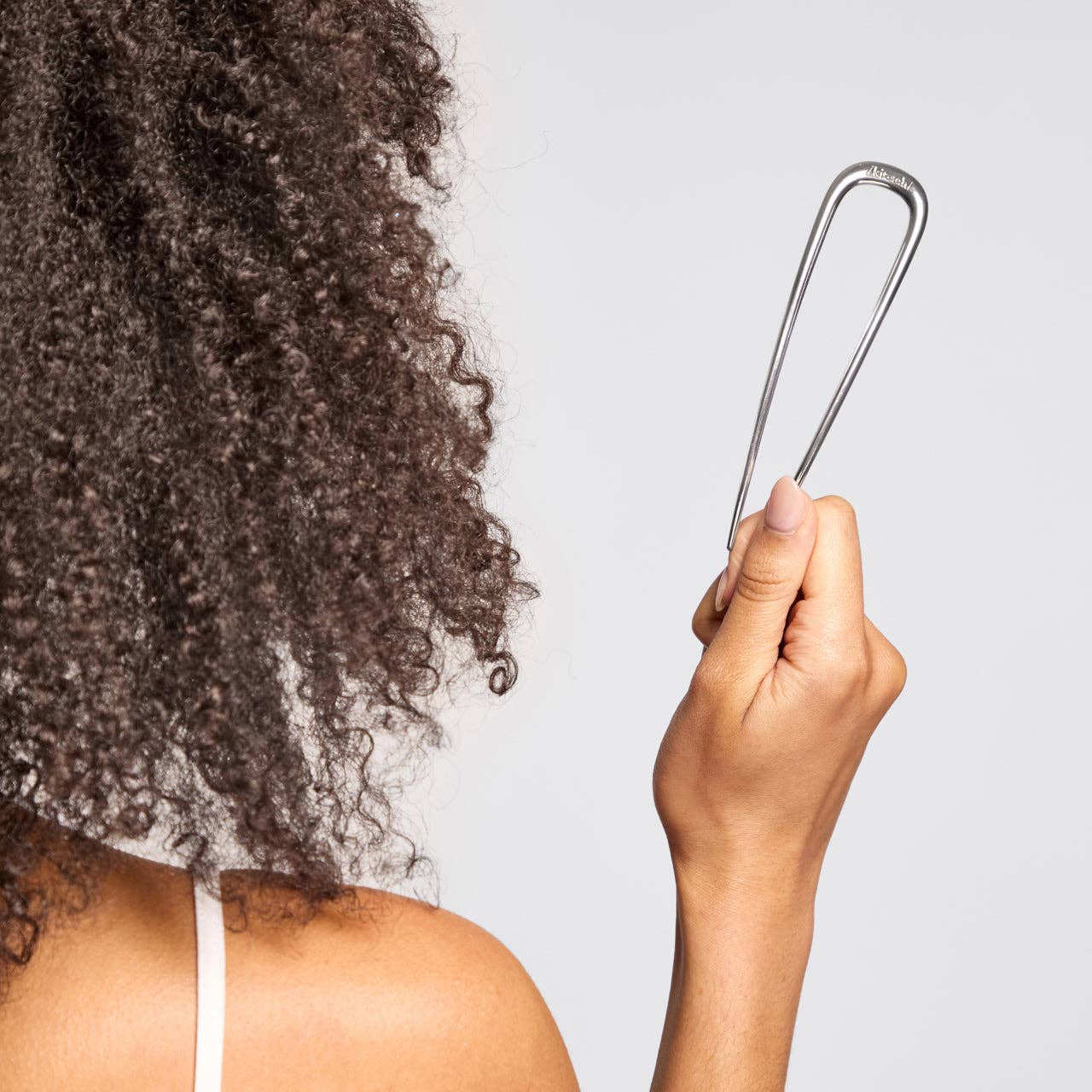 Metal French Hair Pin | Silver