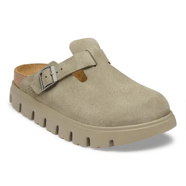 Birkenstock Boston Chunky | Suede Taupe