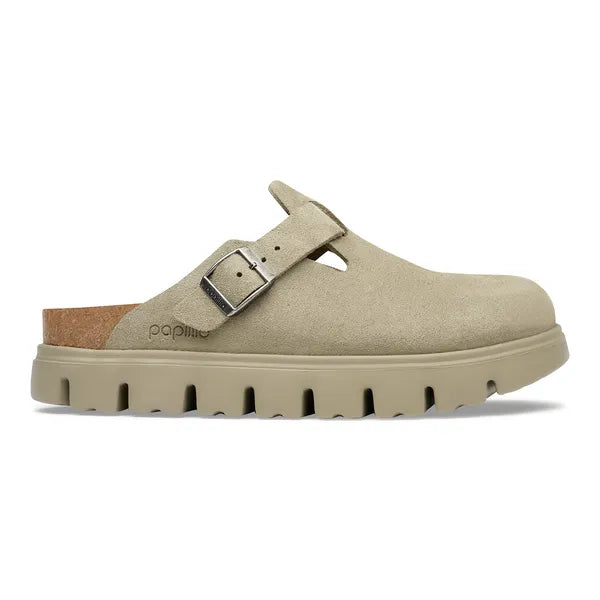 Birkenstock Boston Chunky | Suede Taupe