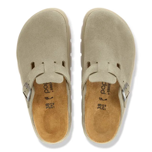 Birkenstock Boston Chunky | Suede Taupe