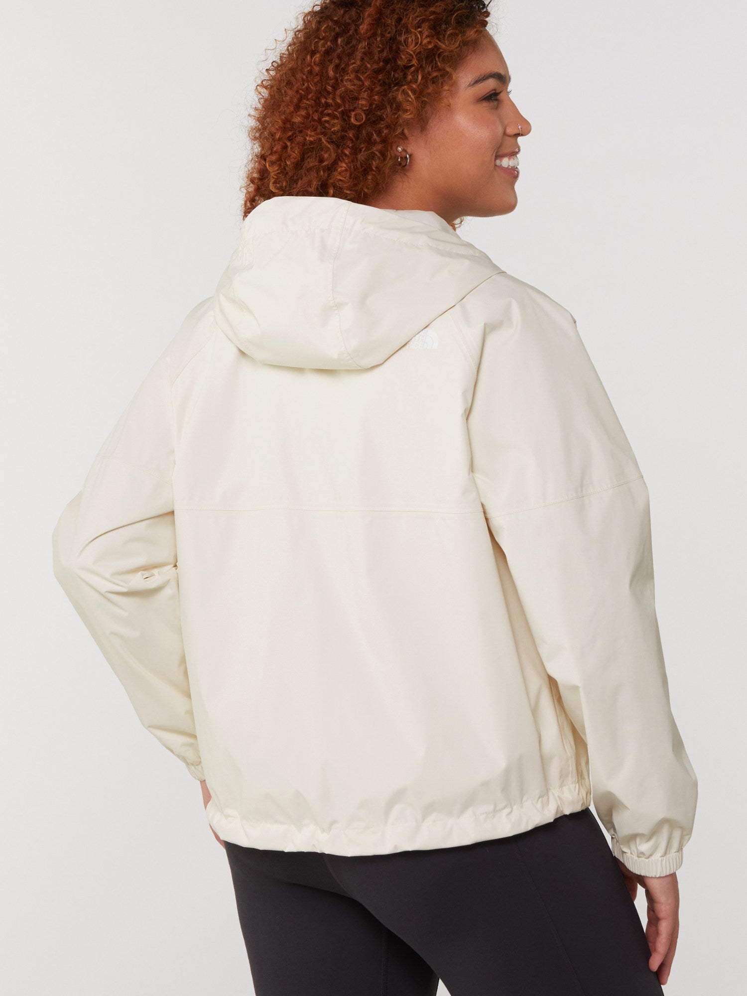 Antora Rain Hoodie | White Dune