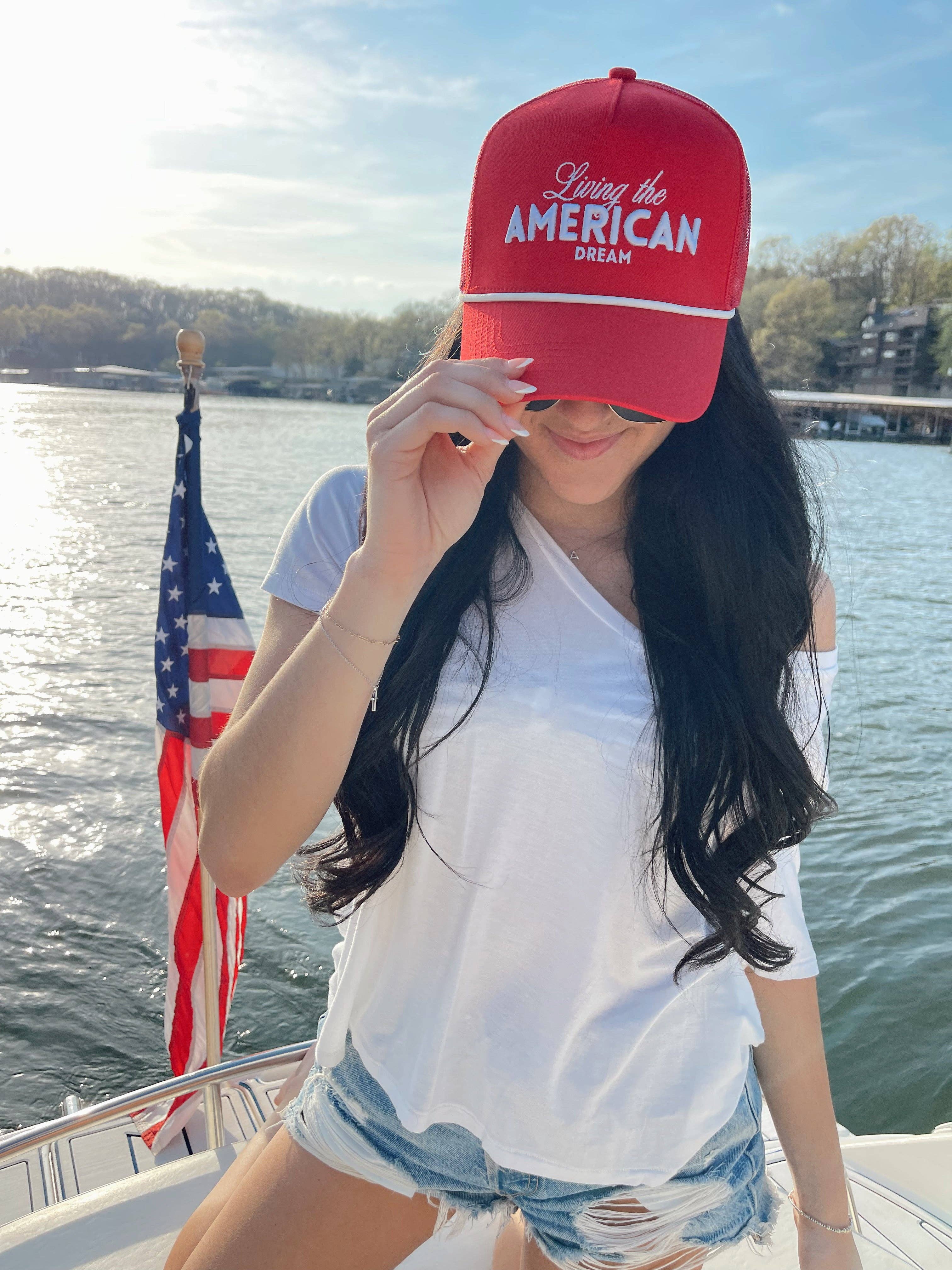 KENZKUSTOMZ American Dream Trucker Hat | Red