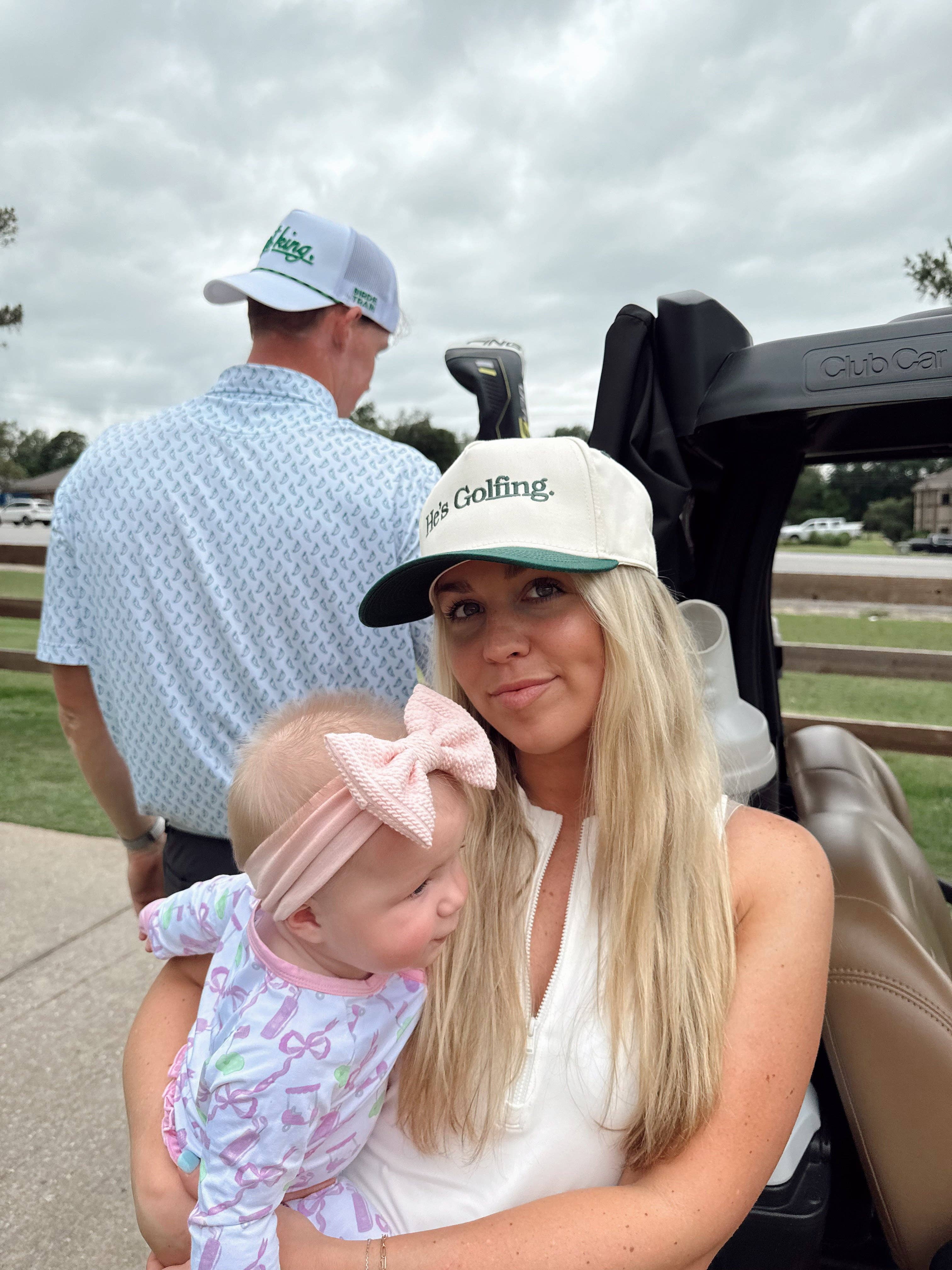KENZKUSTOMZ He's Golfing | Green Vintage Trucker Hat