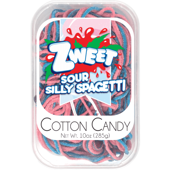 Zweet | Sour Cotton Candy Silly Spagetti