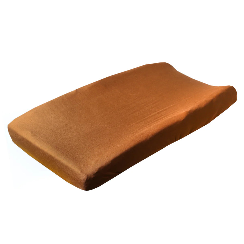 Copper Pearl Changing Pad Cover | Camel