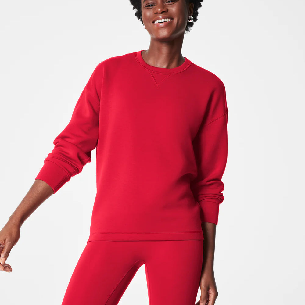 Spanx Airessentials Long Crew | Red