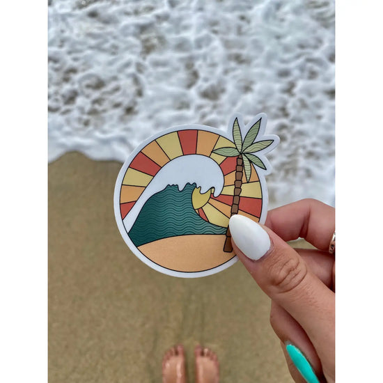Sunrise Beach Sticker