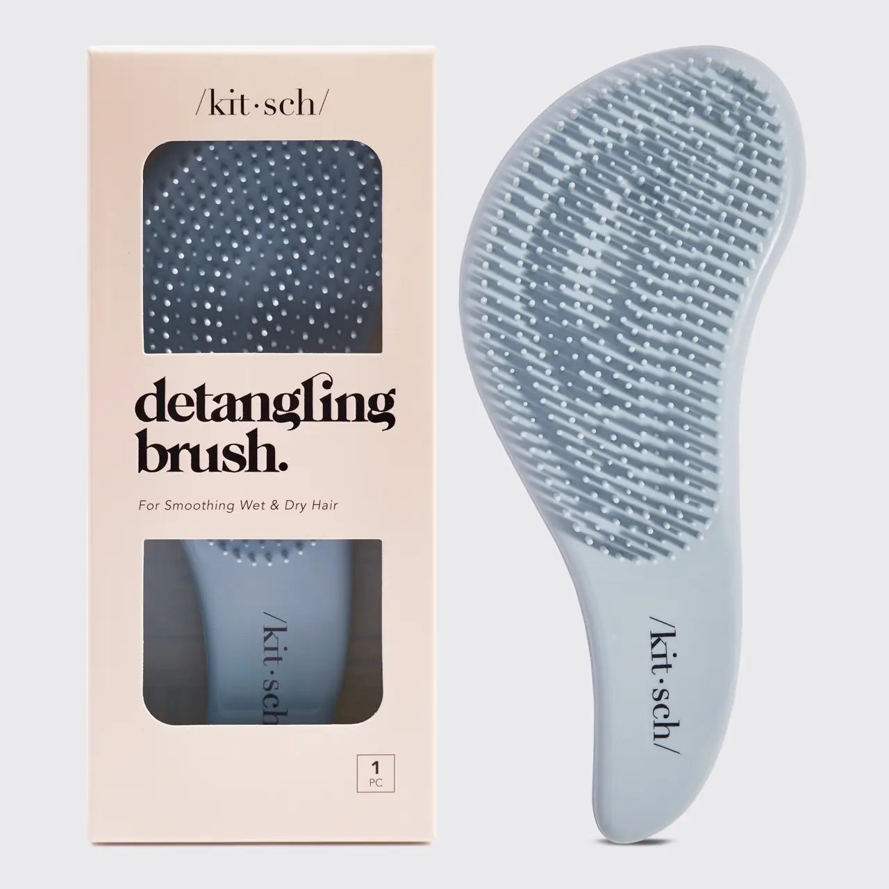Kitsch Detangling Brush | Haze Blue