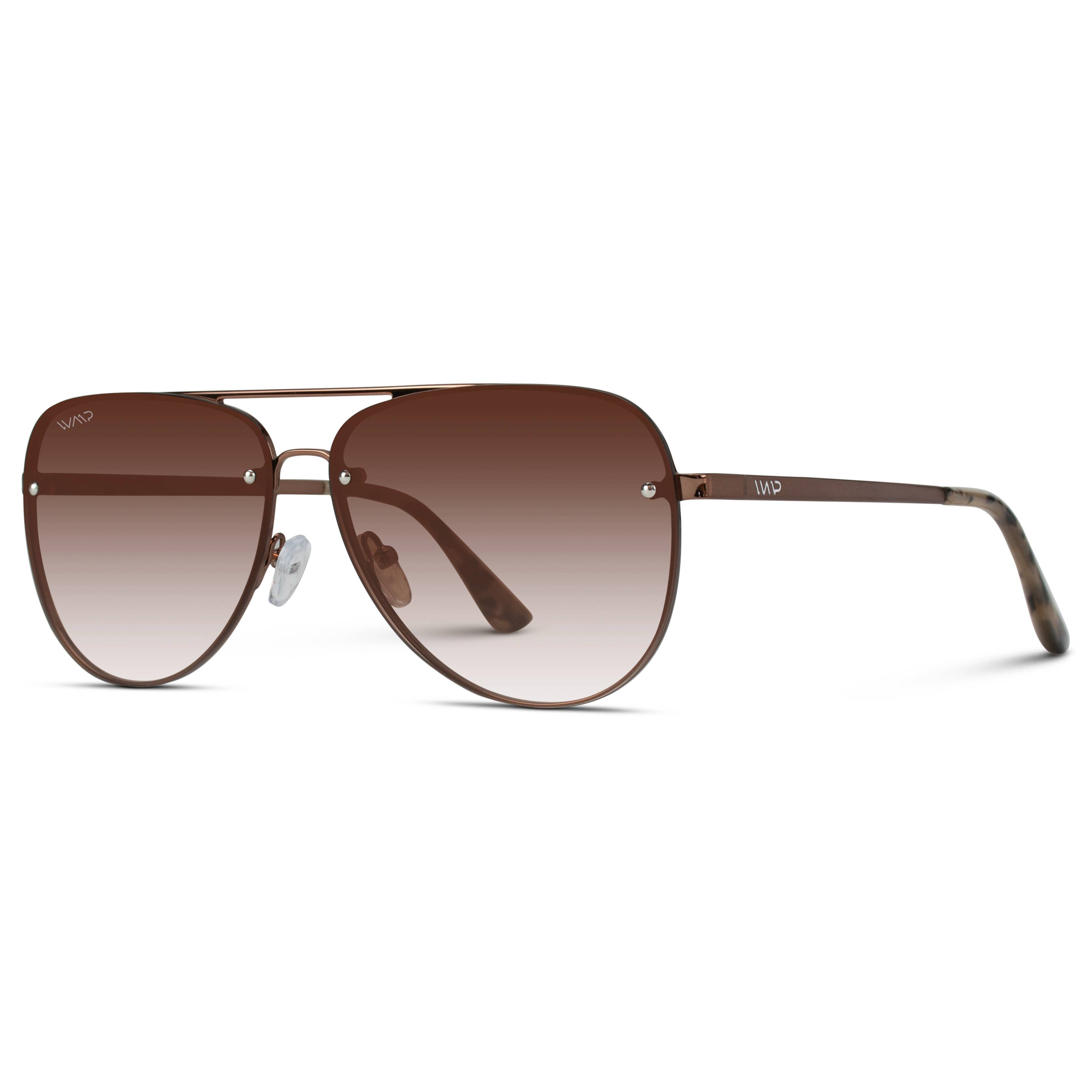 Jade| Metallic Brown Frame/Ombre Brown Lens