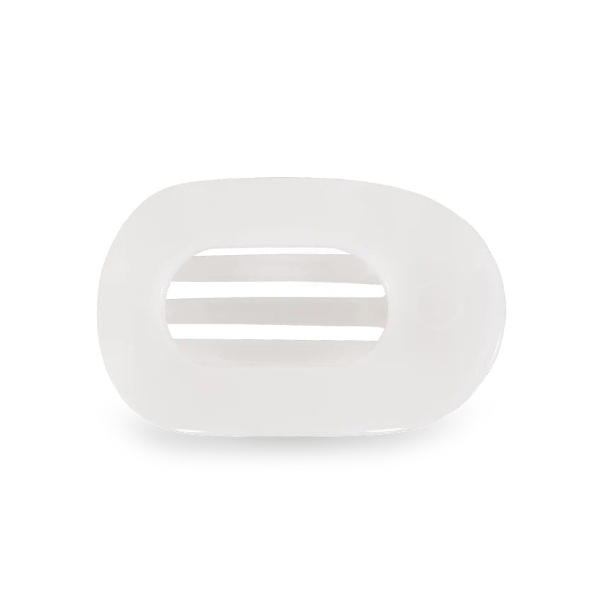 Flat Round Claw Clip | Coconut White – The Vault Clothing Co.