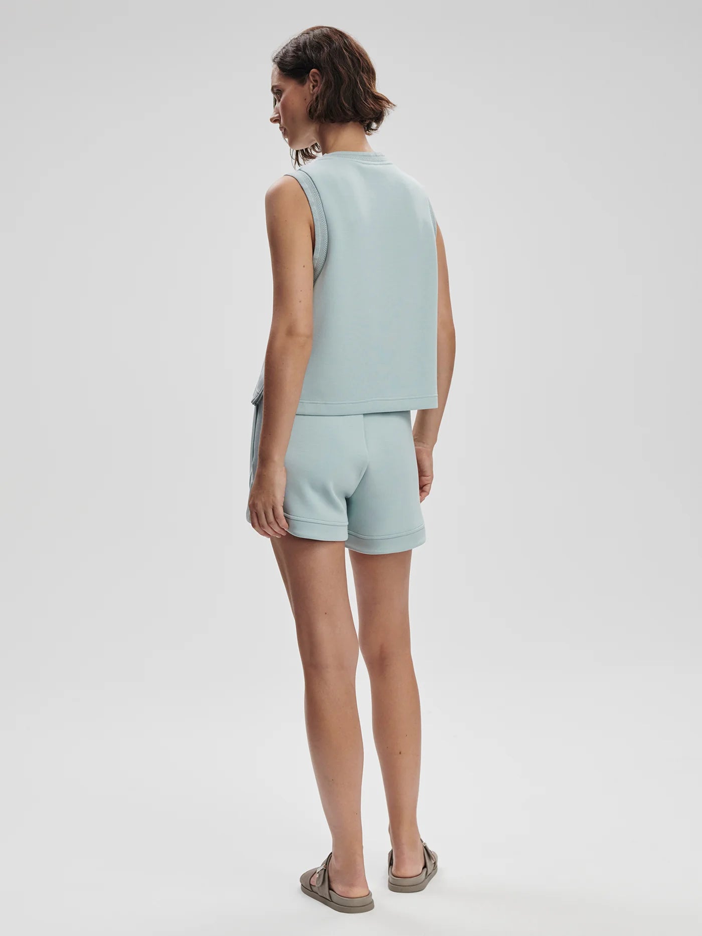 Shea Crop Tank | Ether Blue