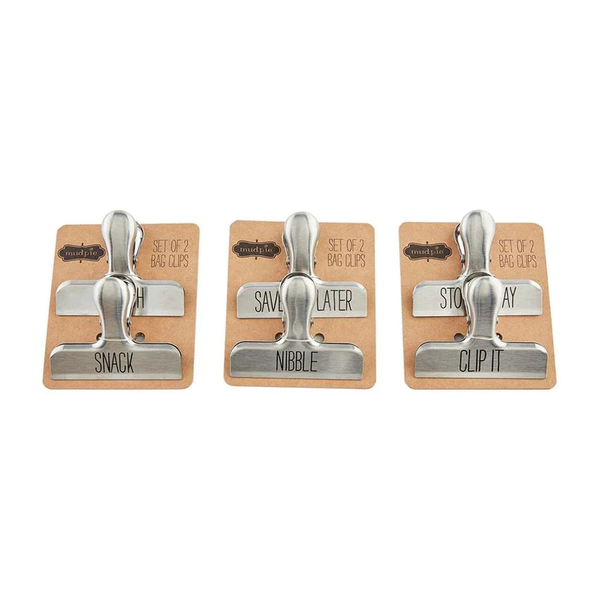 Metal Bag Clips 2 Pack