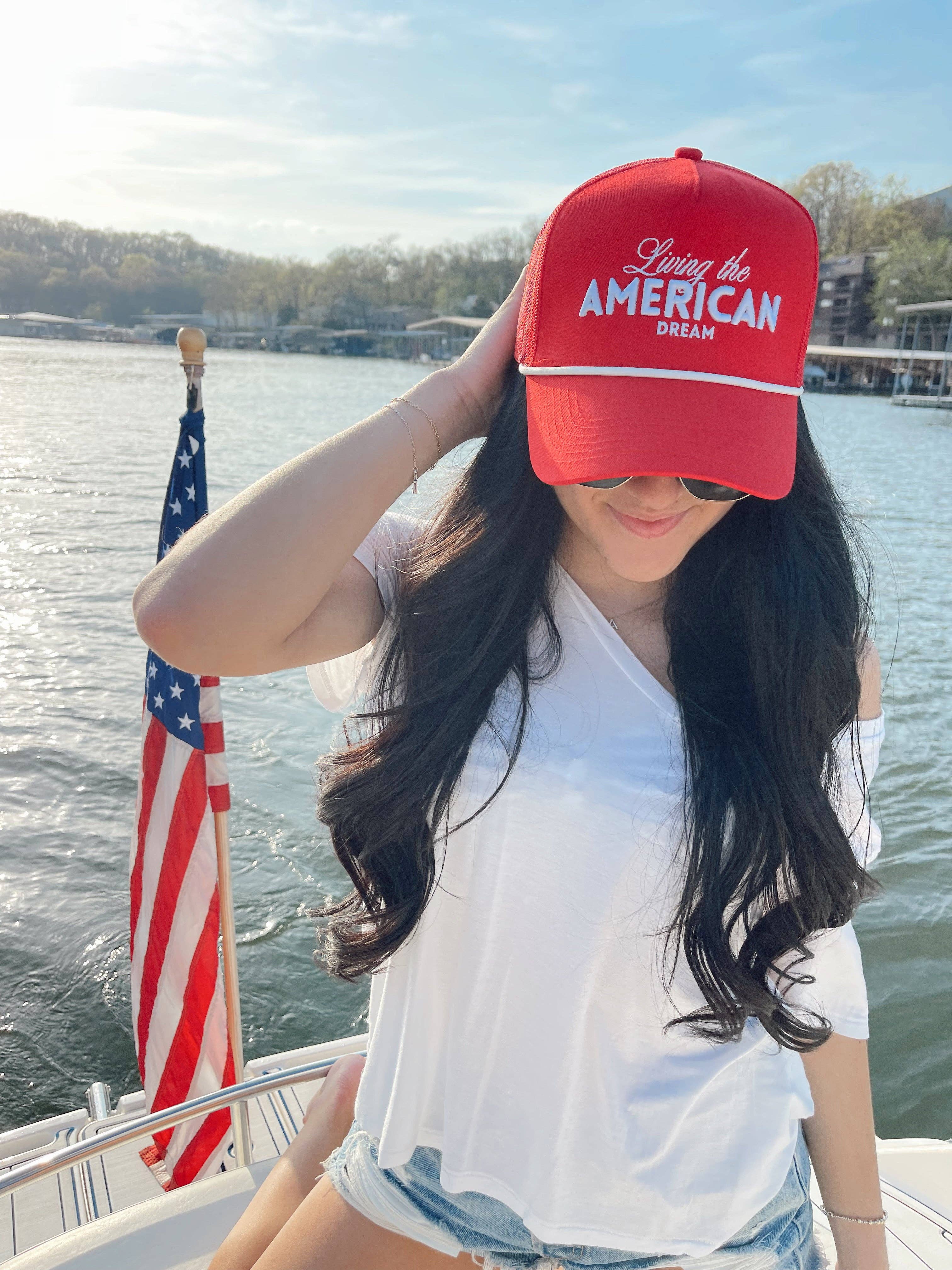 KENZKUSTOMZ American Dream Trucker Hat | Red