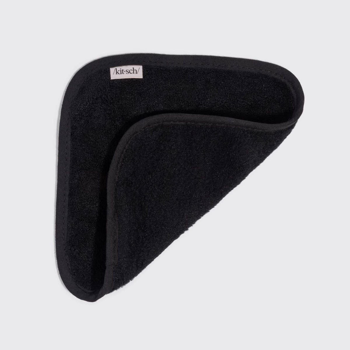 Microfiber Face Towels 3pc Set | Black
