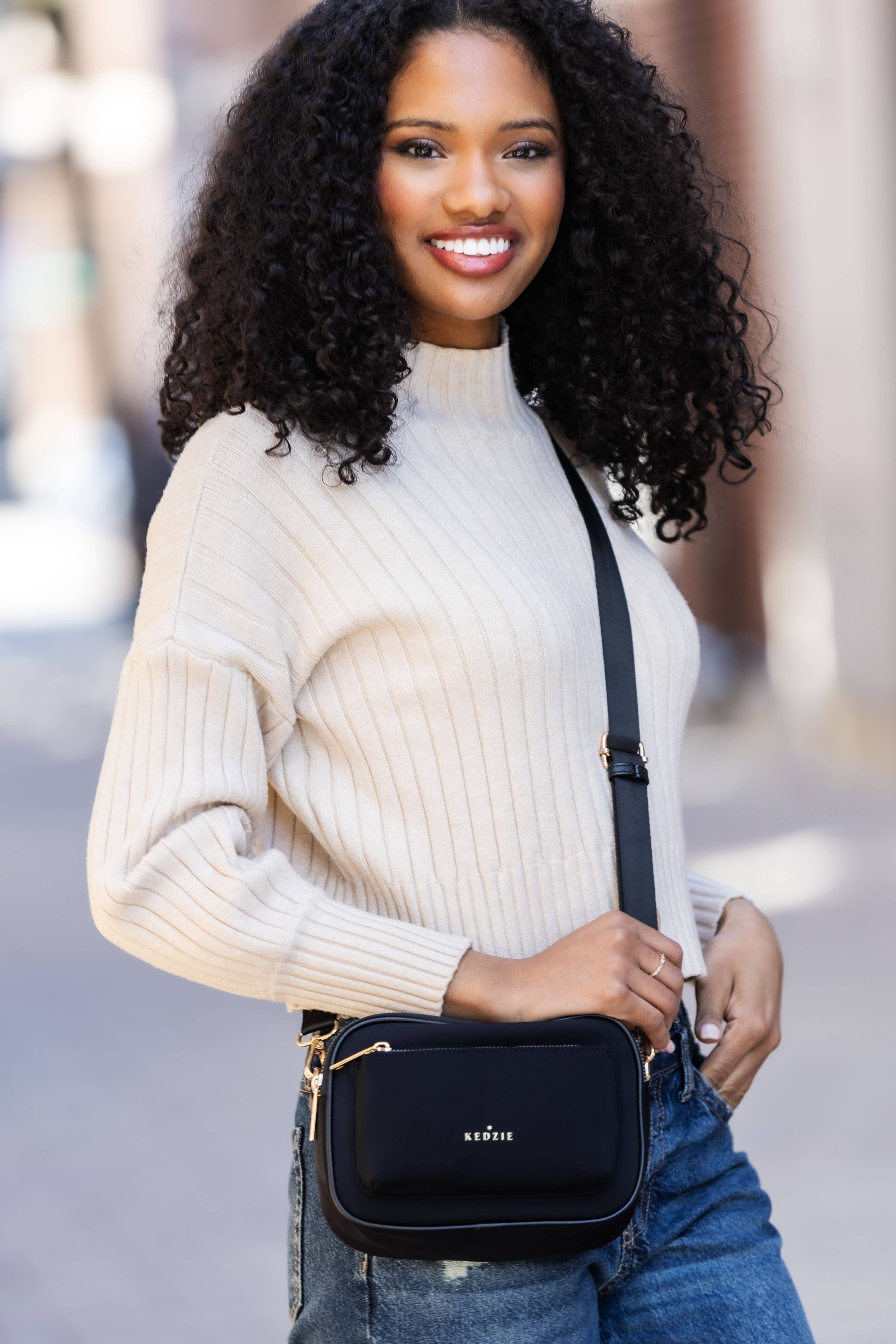 Kedzie Sloane Crossbody | Black