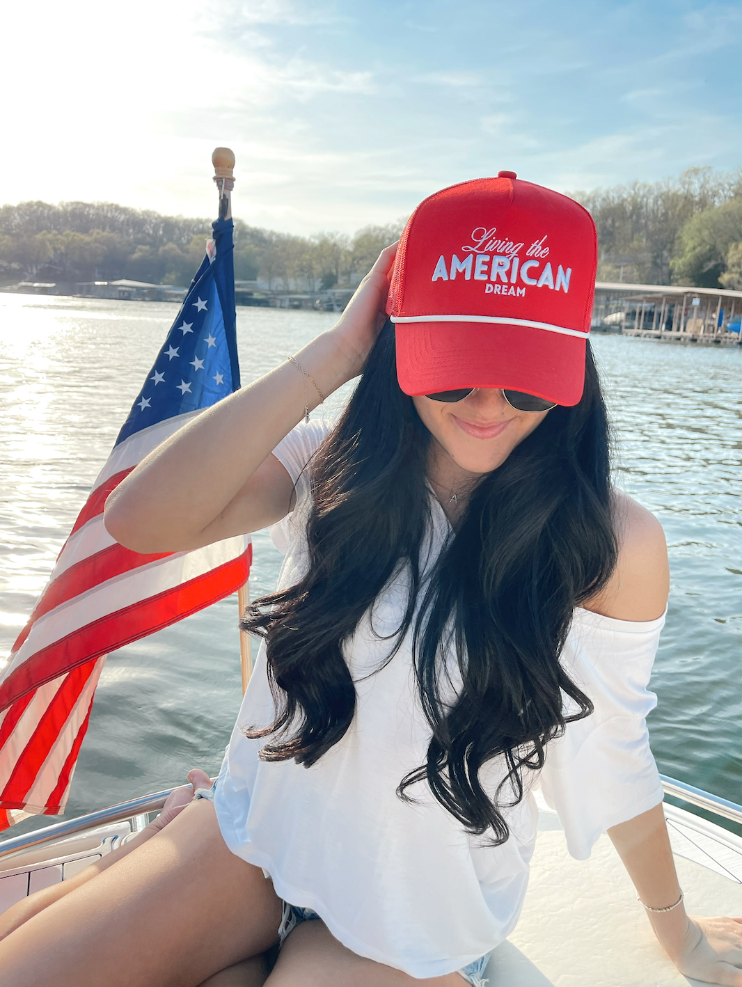 KENZKUSTOMZ American Dream Trucker Hat | Red