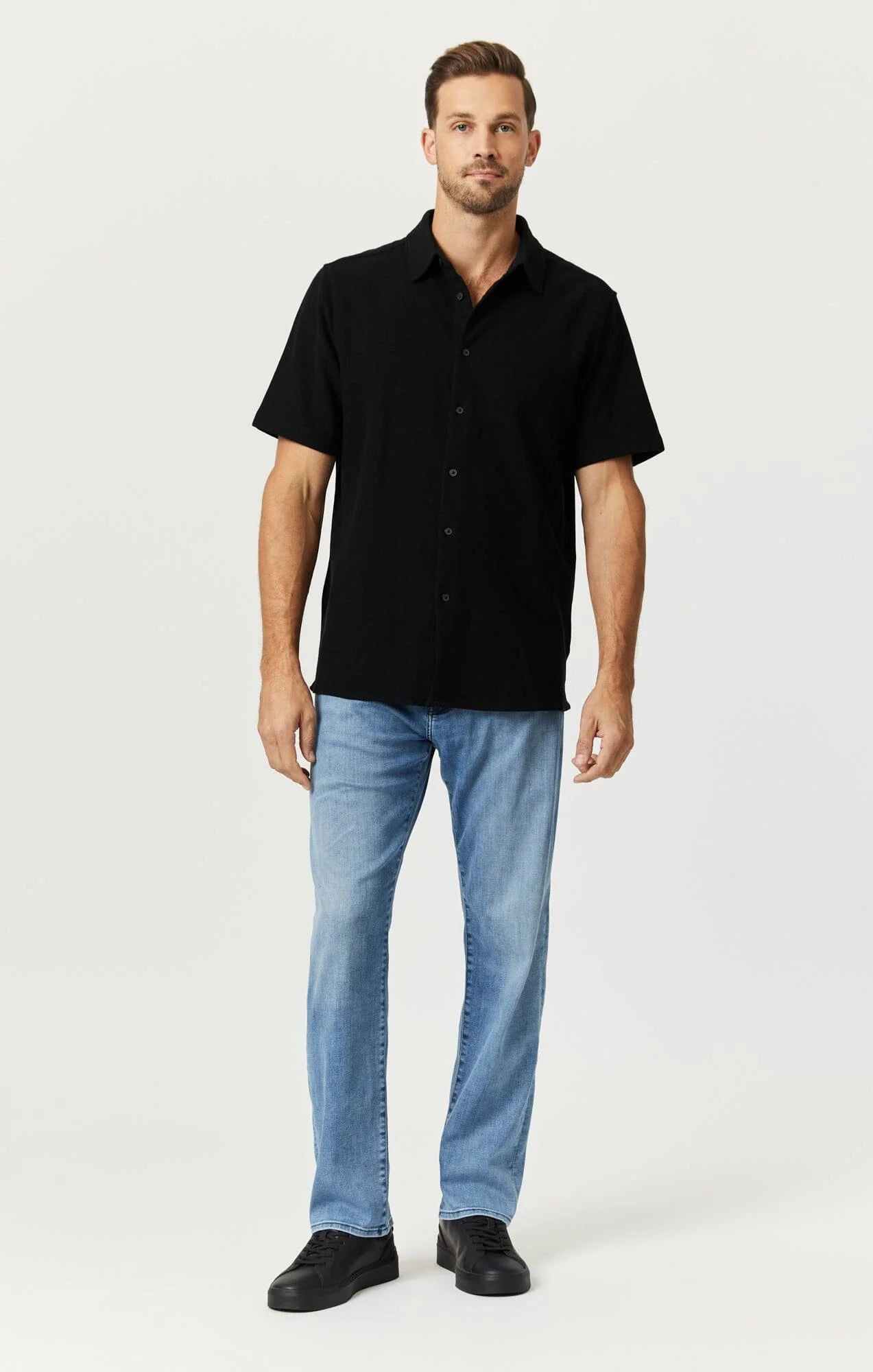 Zach Straight Leg Jean | Light Tonal Brushed Supermove