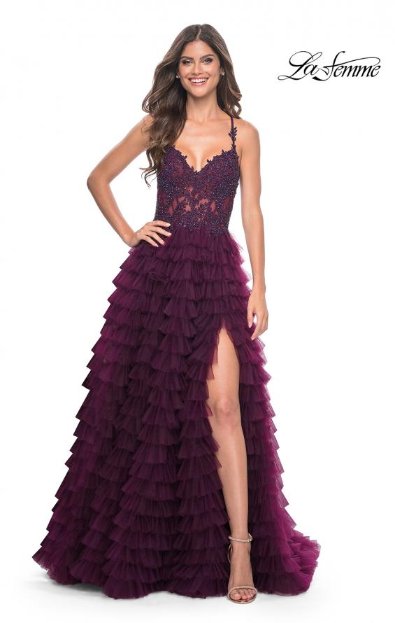 Prom Dress 32128 | Dark Berry