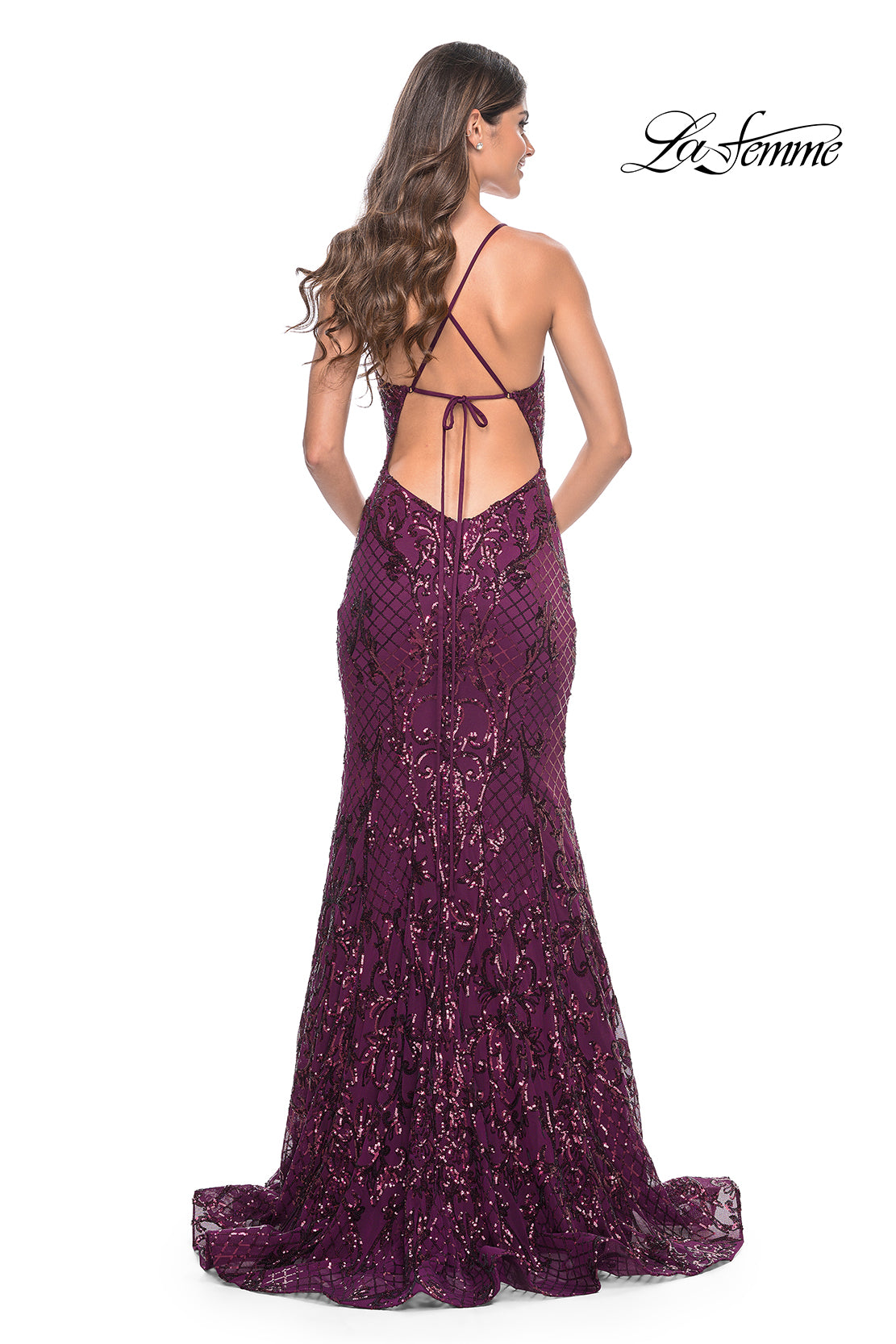 Prom Dress 31943 | Dark Berry