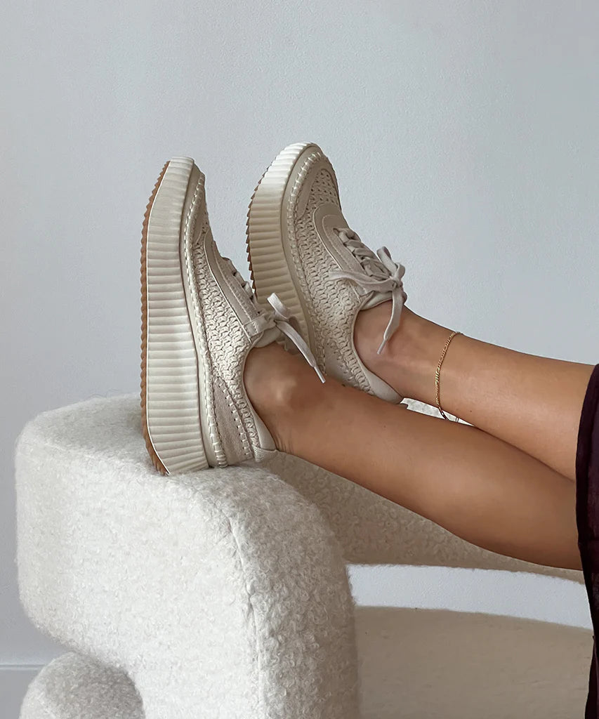 Dolen Sneaker | Sandstone Knit