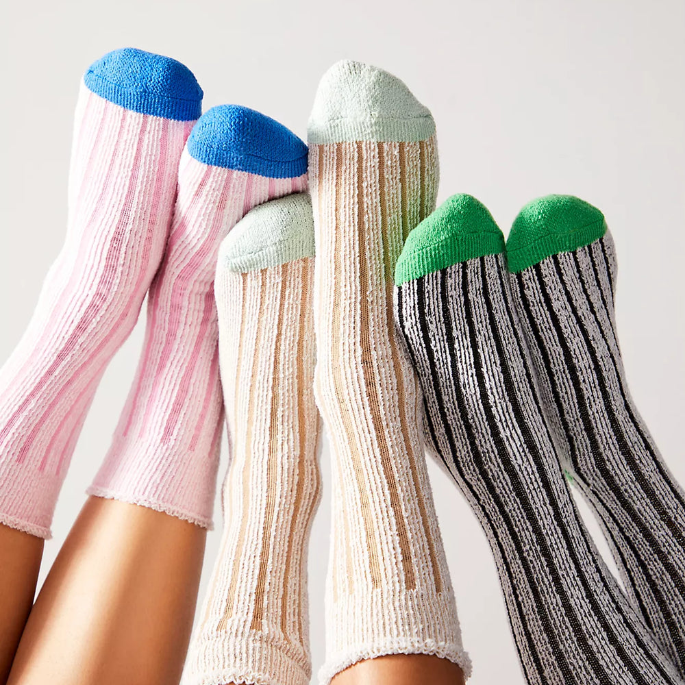 Plush Inside Out Crew Socks | Bubblegum