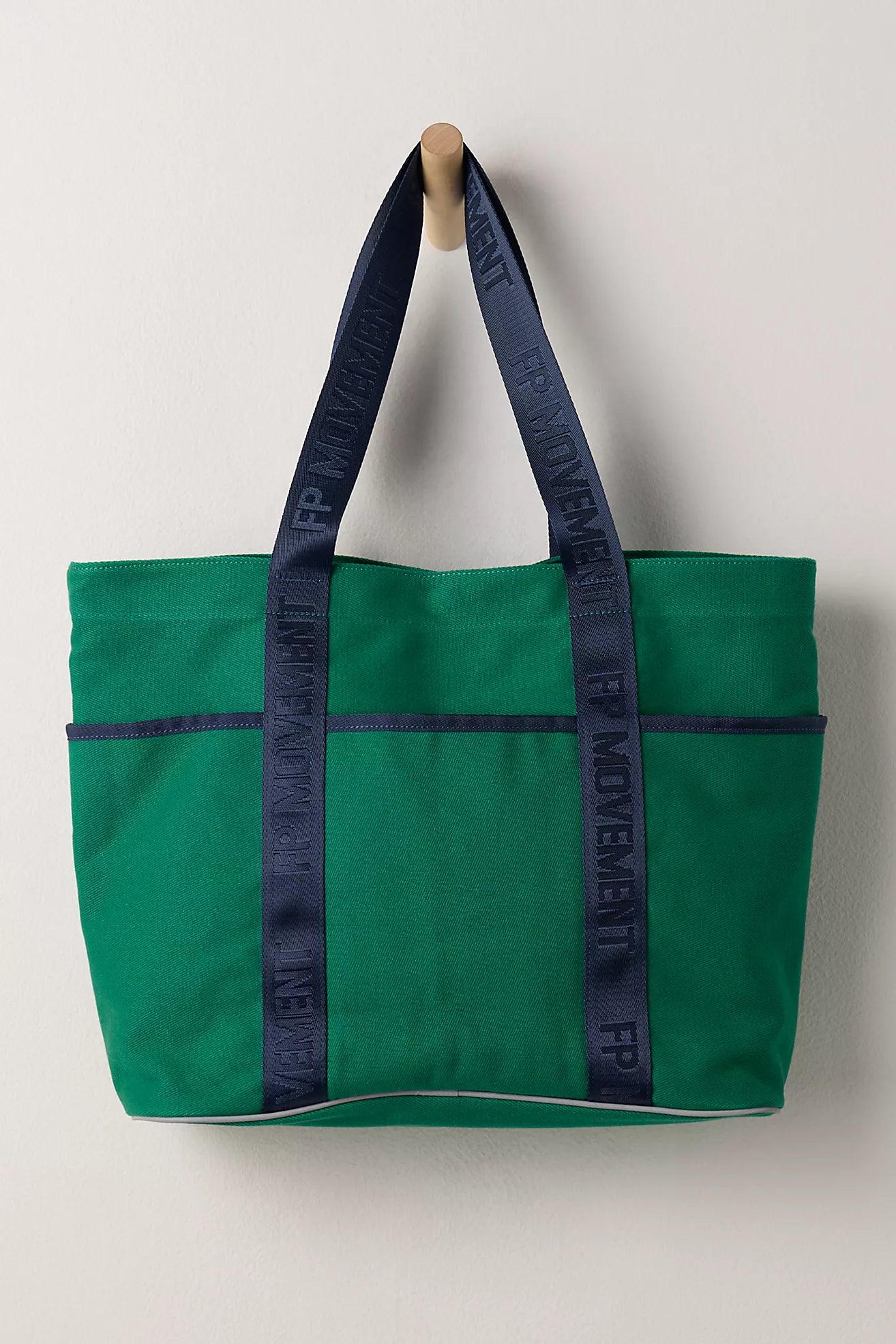 Perfect Time Tote | Green Glow/Navy
