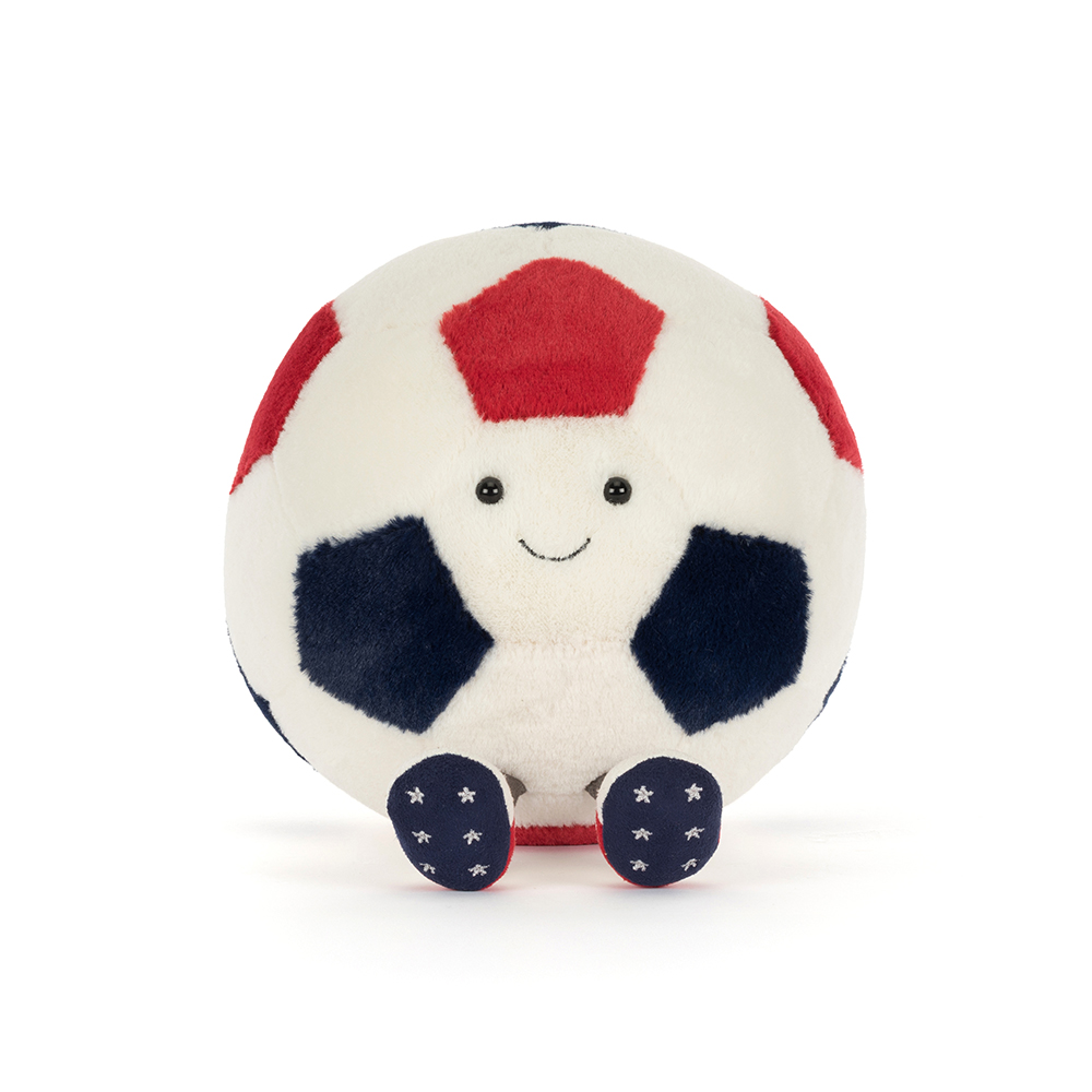 Jellycat Amuseables USA Soccer Ball