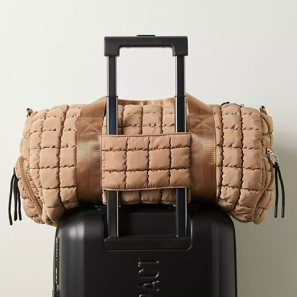 
                      
                        Quilted Duffle | Khaki
                      
                    