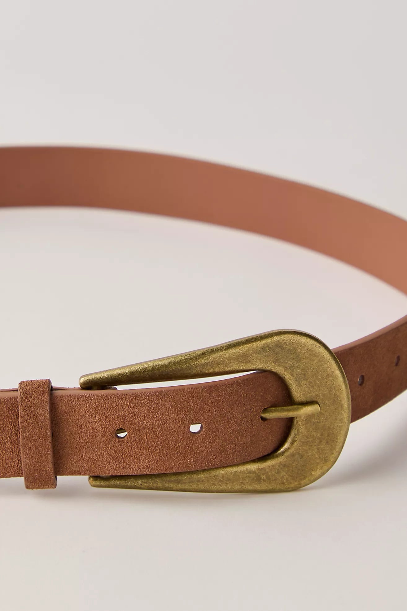 Cannon Suede Belt | Cognac