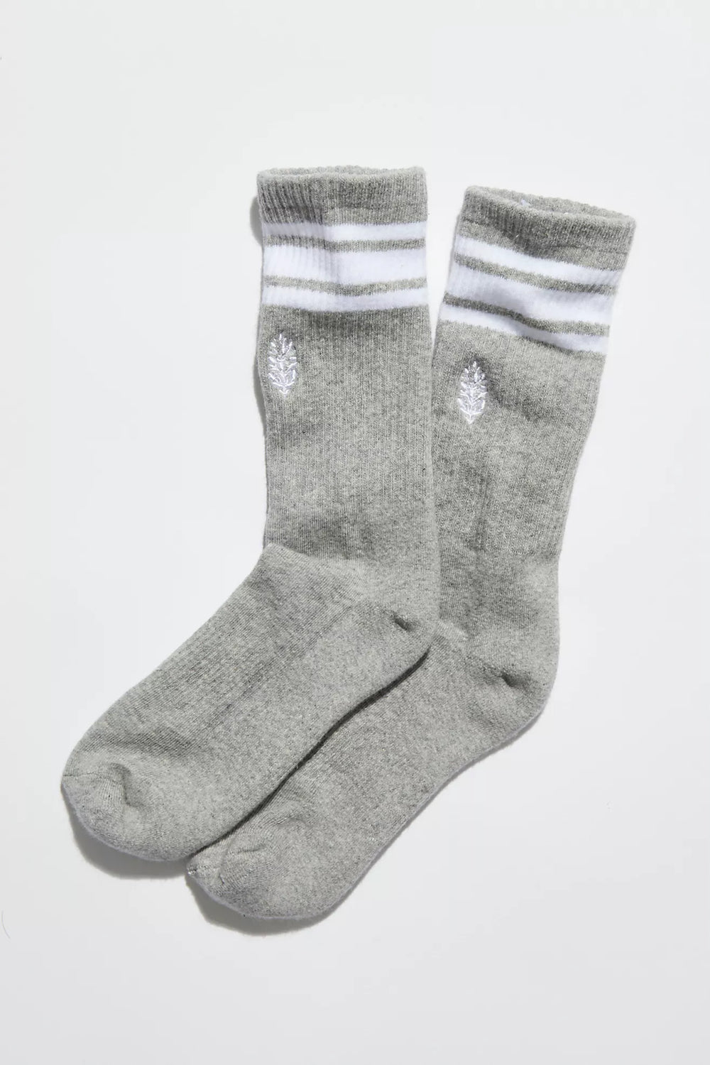 Movement Logo Stripe Tube Socks | Heather Grey