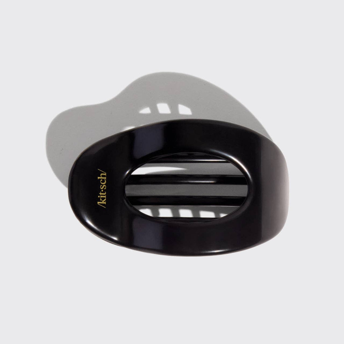 Black Flat Cloud Clip | Large