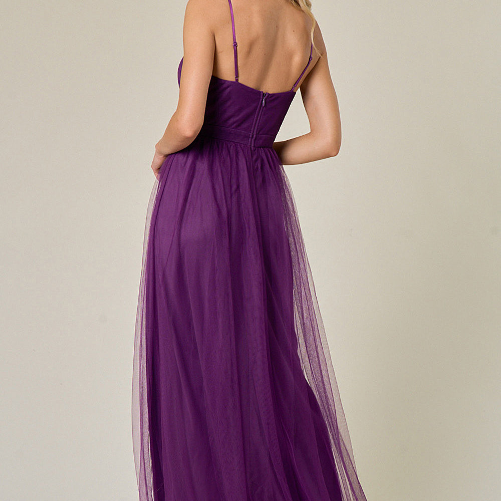 Prom Dress MF21081 | Eggplant